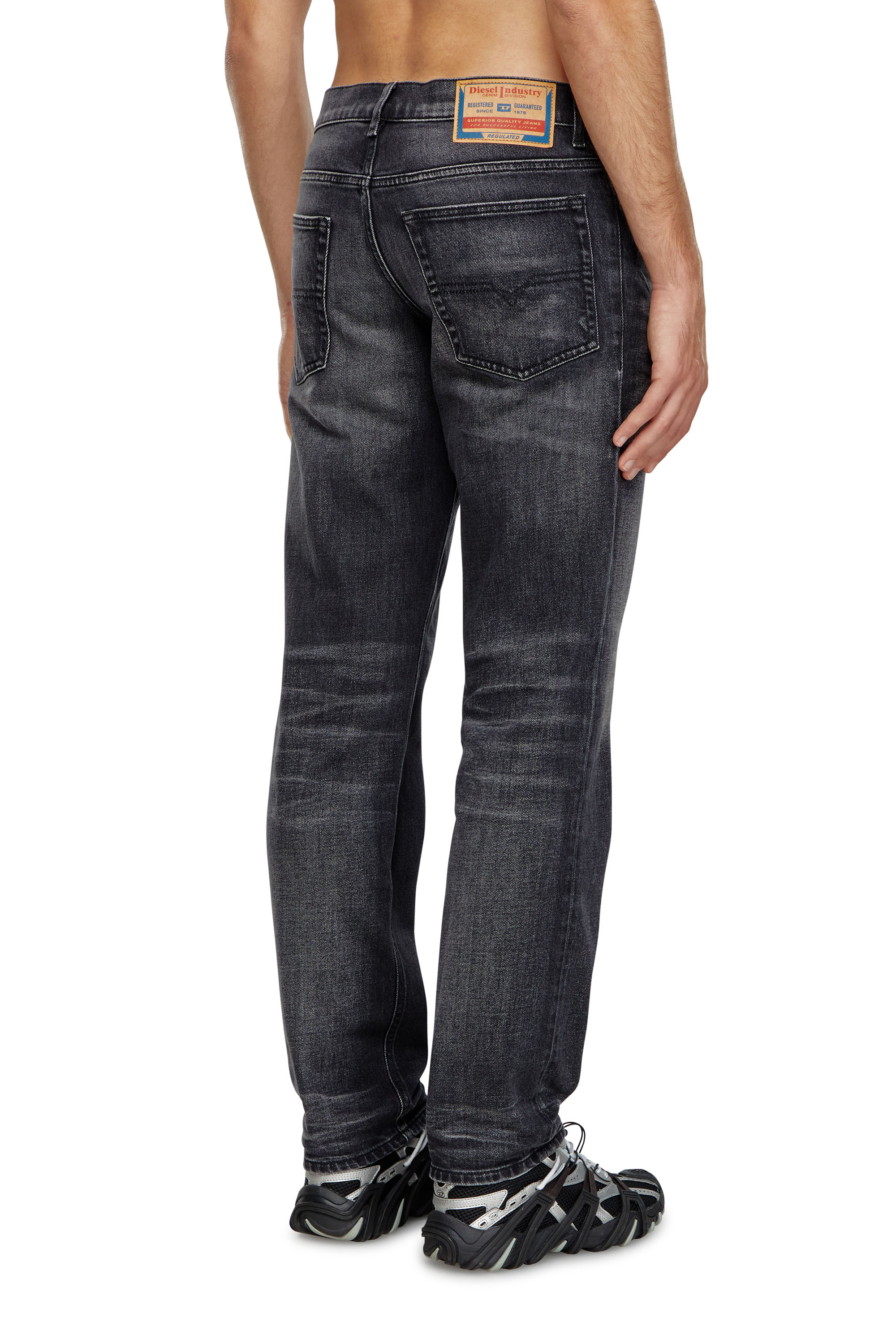 Diesel - Man's Regular Jeans 2023 D-Finitive 09J65, Black/Dark grey - 4