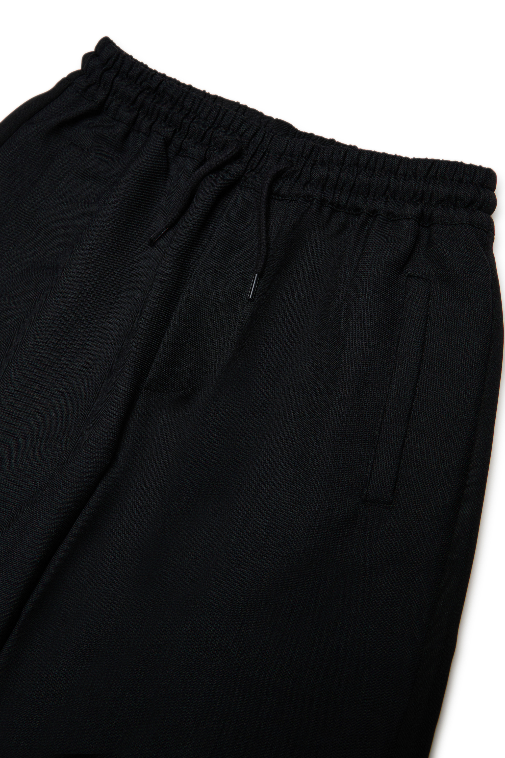 Diesel - PREBON, Man's Sweatpants in wool-blend fabric in Black - 3