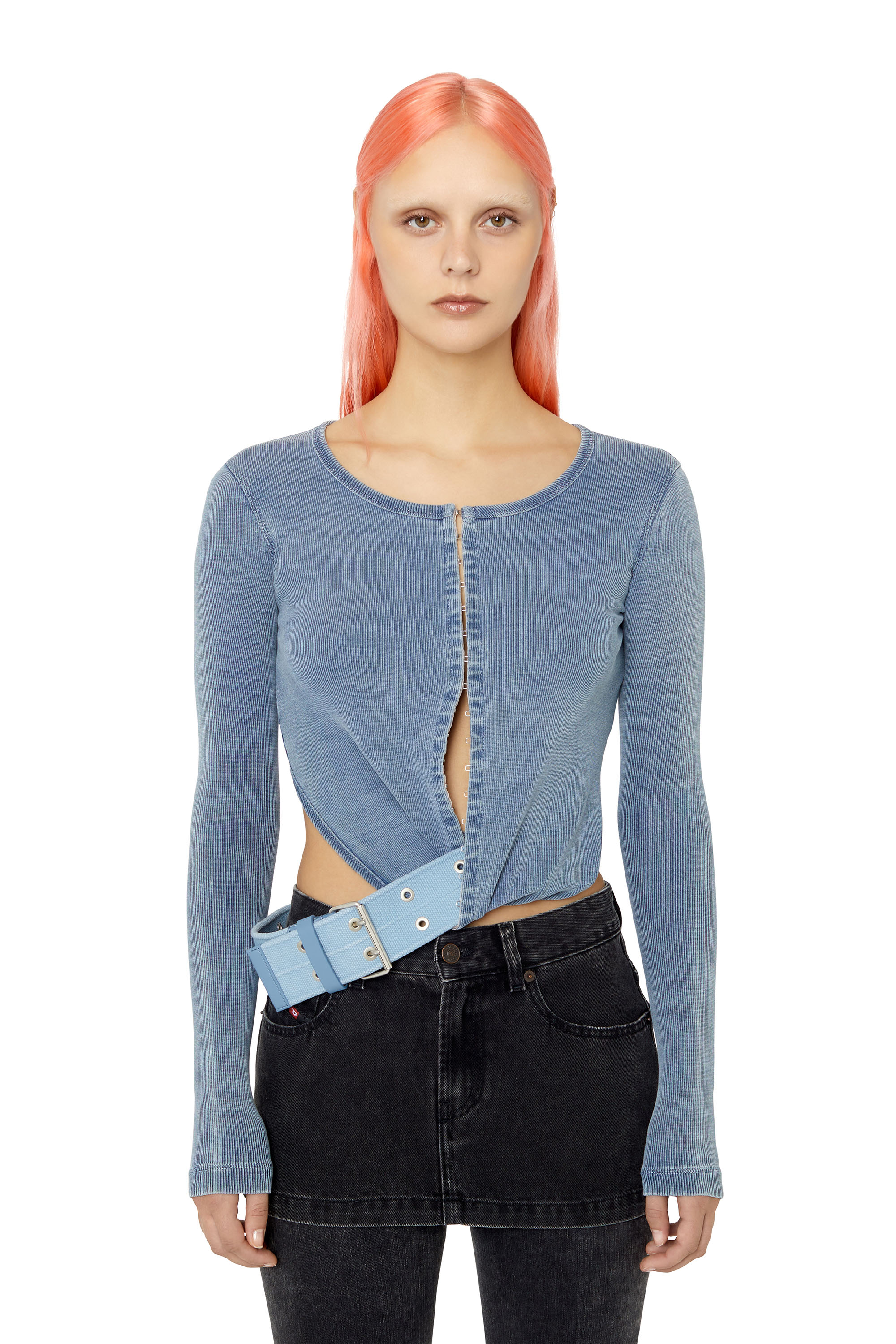Diesel - T-HILDY-LS, Blue - Image 1