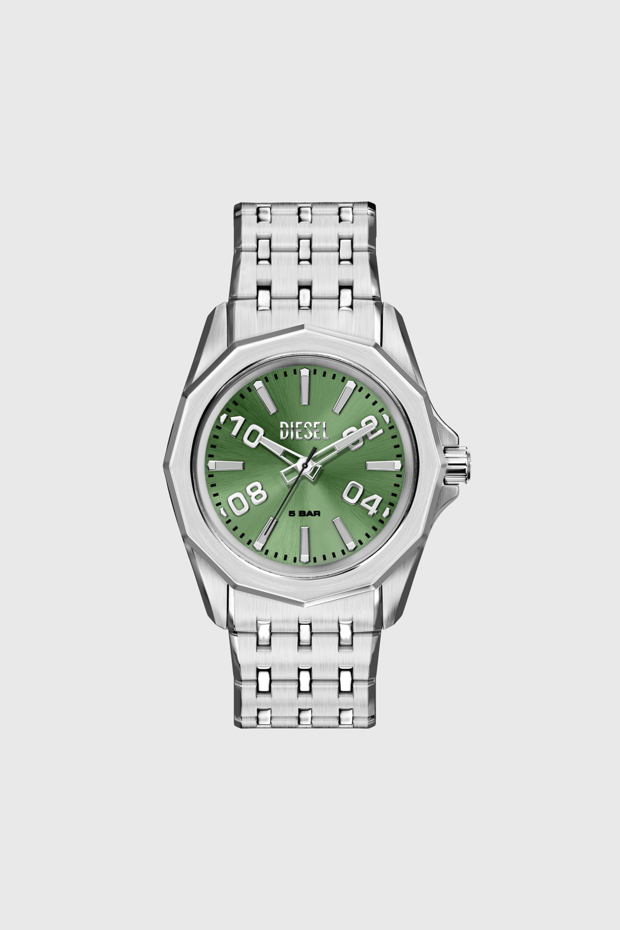 Diesel - DZ2237 WATCH, Man's Stinger stainless steel watch in Silver - 1