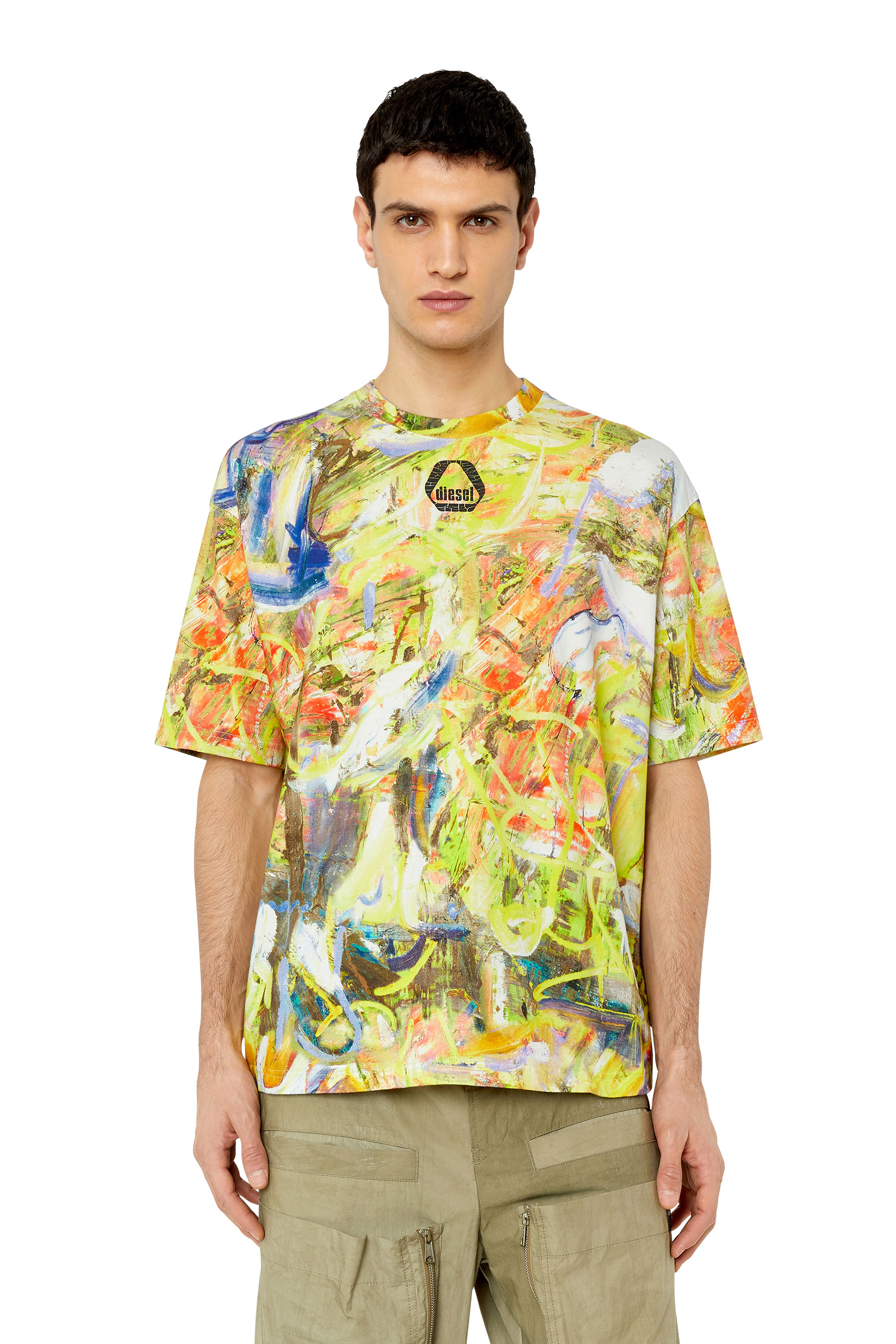 Diesel - T-WASH-G8, White/Yellow - Image 1