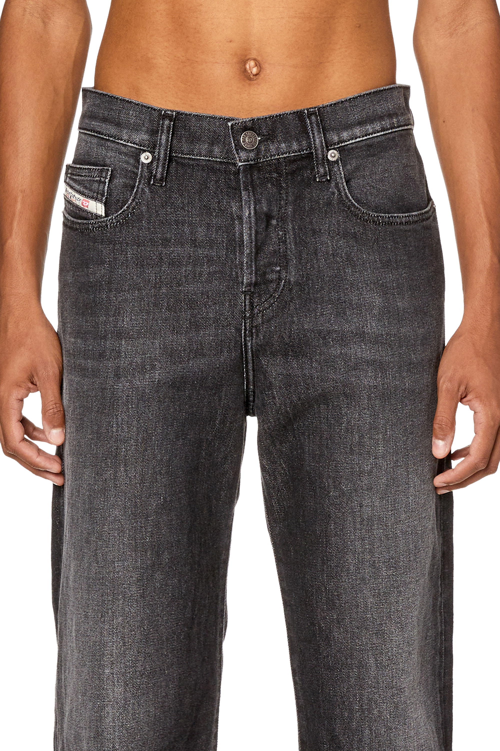 Diesel - Straight Jeans 2020 D-Viker 09F75, Black/Dark grey - Image 4