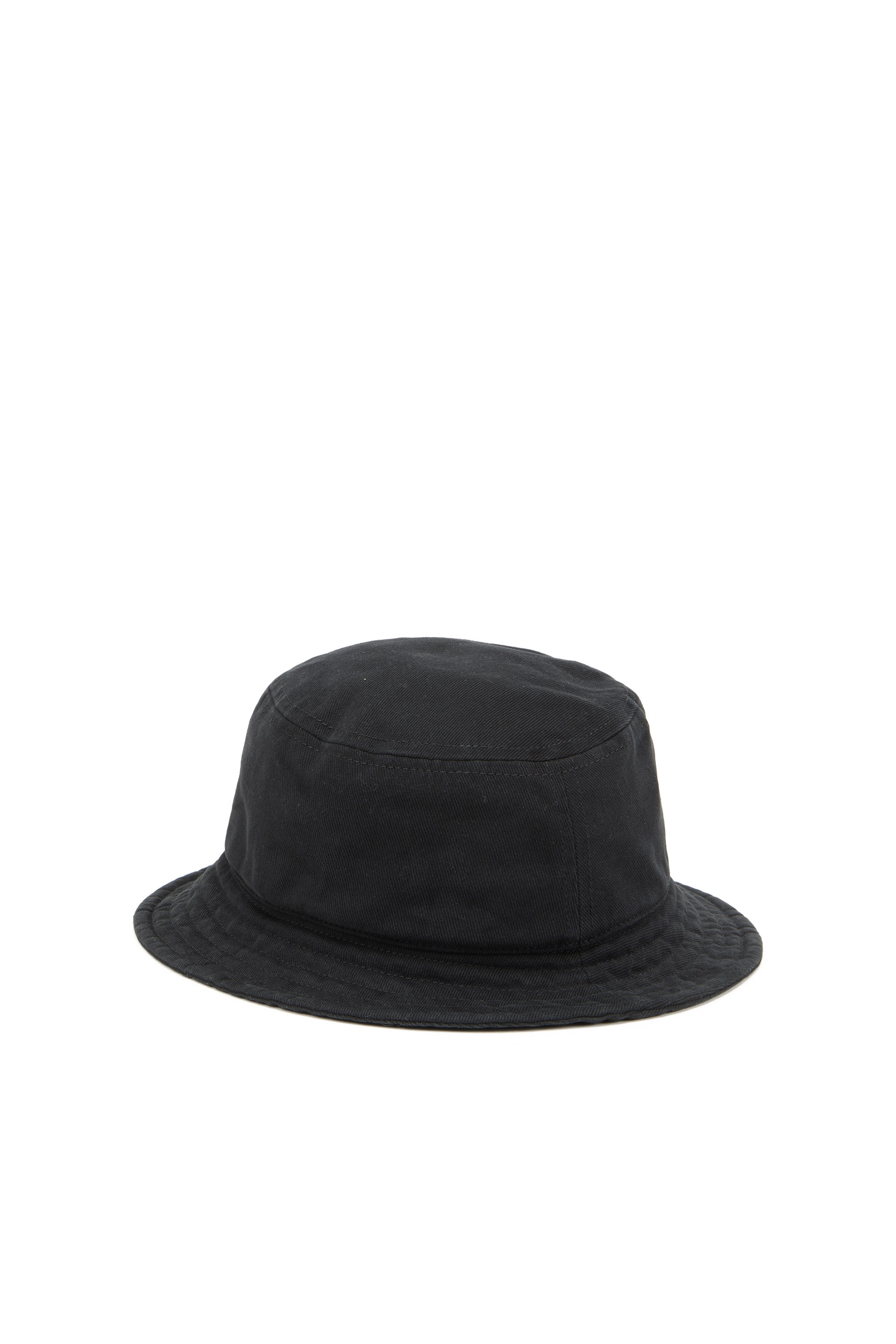 Diesel - C-FISHER-WASH, Man Bucket hat with tonal logo embroidery in Black - Image 1