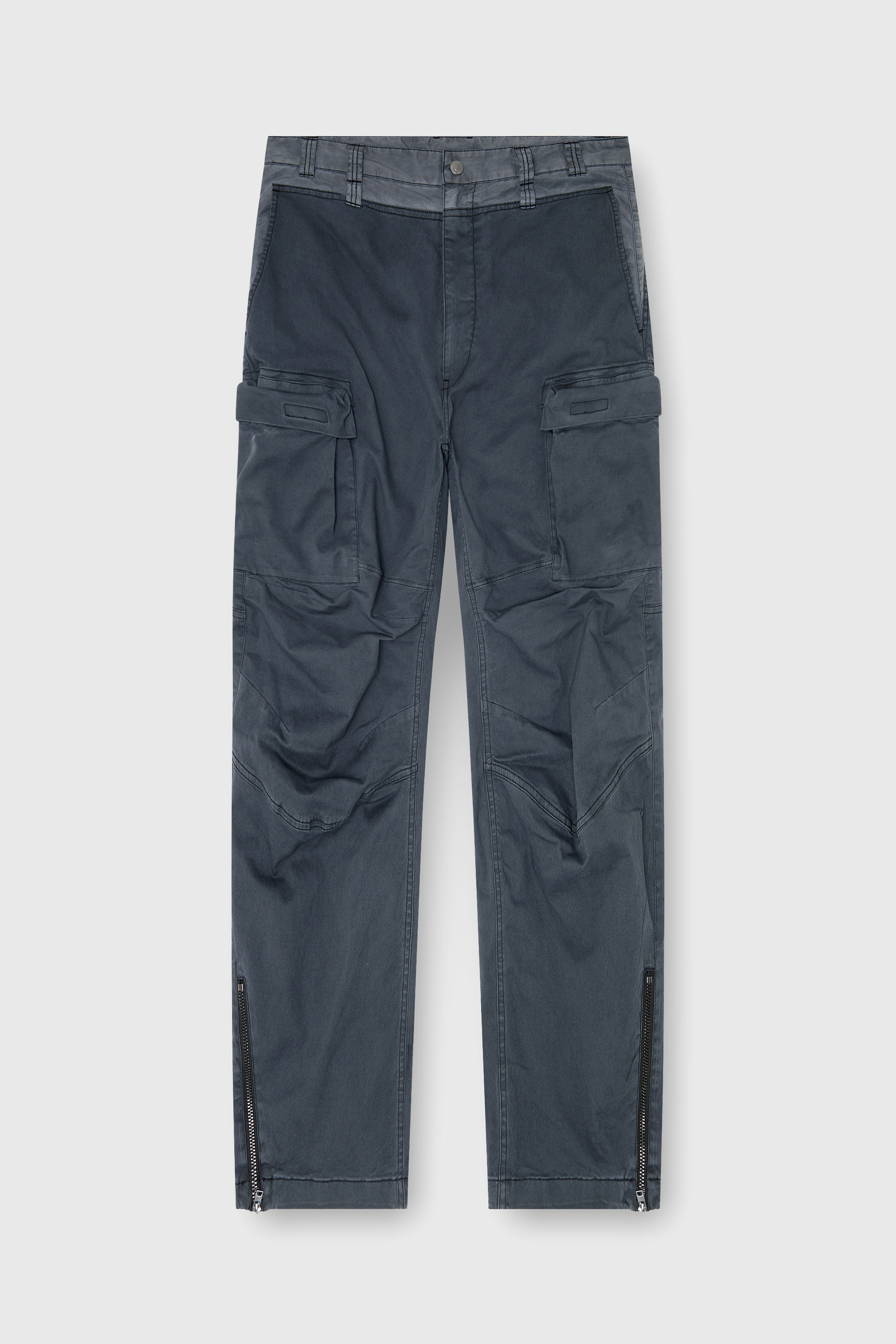 Diesel - P-DELLS, Man's Cargo pants in cotton and nylon in Blue - 2