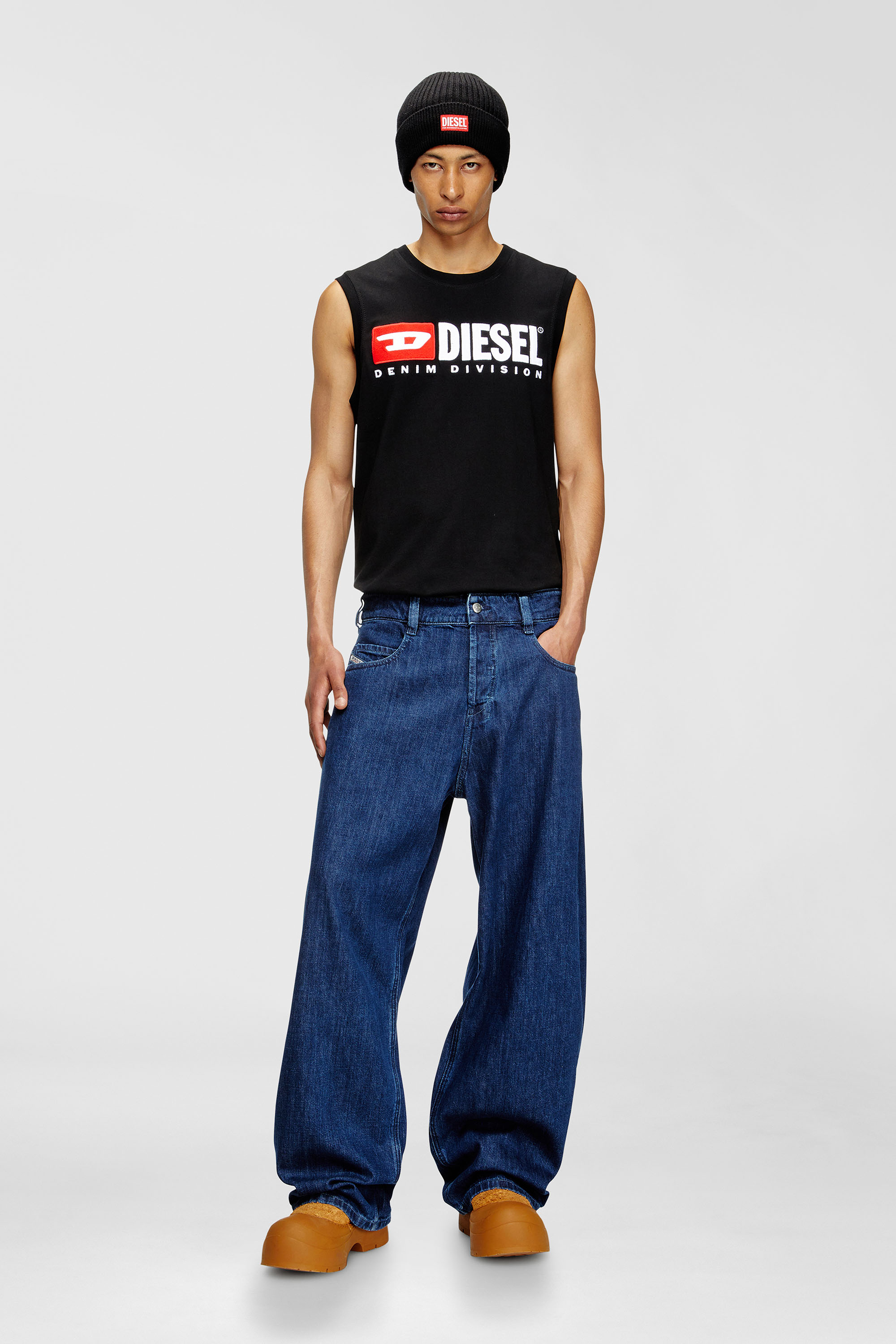 Diesel - Unisex's Relaxed Jeans 1997 D-Enim-M 0DBDX, Dark Blue - 1
