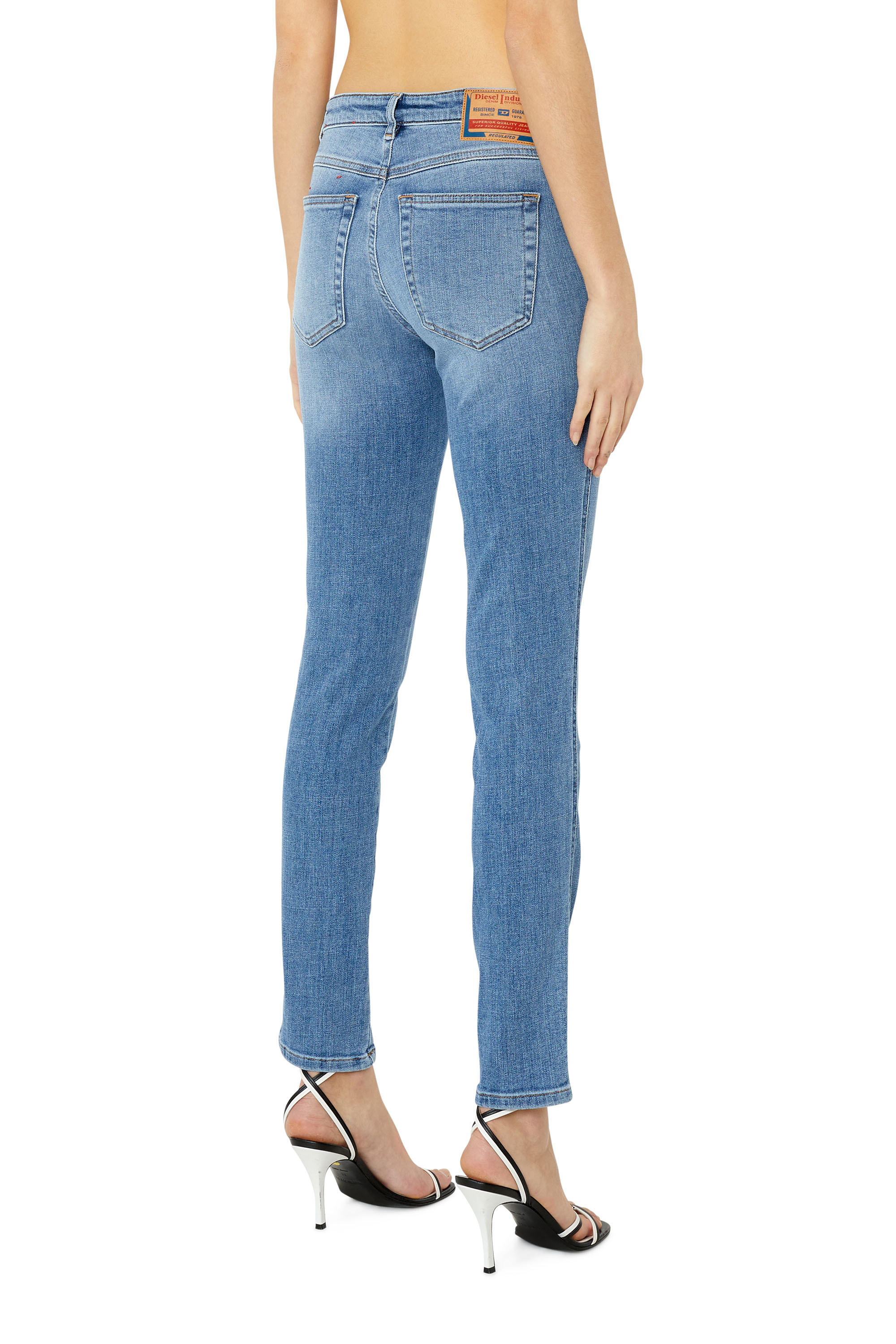 Diesel - Skinny Jeans 2015 Babhila 09C01, Medium blue - Image 3