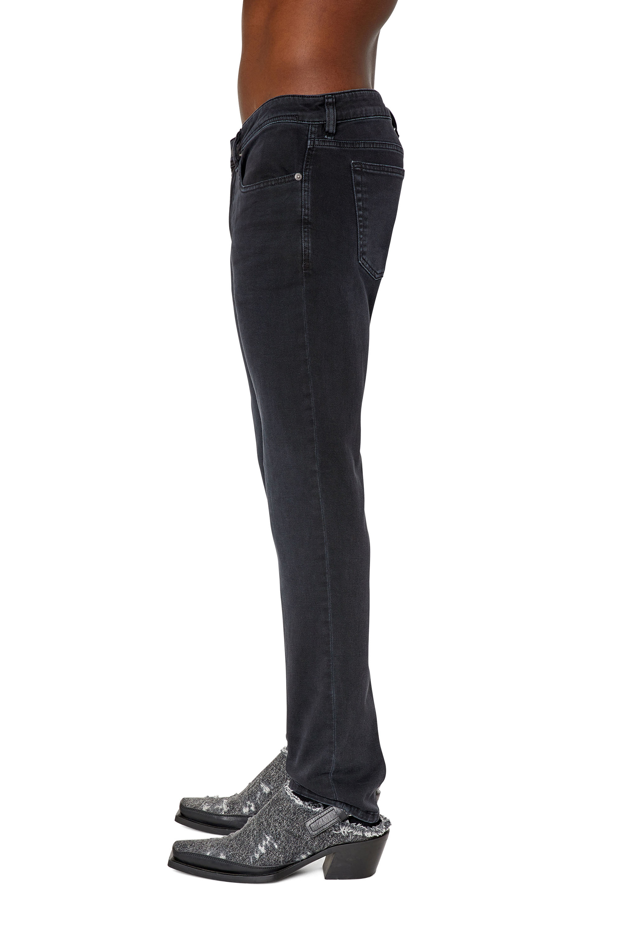 Diesel - 1979 Sleenker 0QWTX Skinny Jeans, Black/Dark grey - Image 4