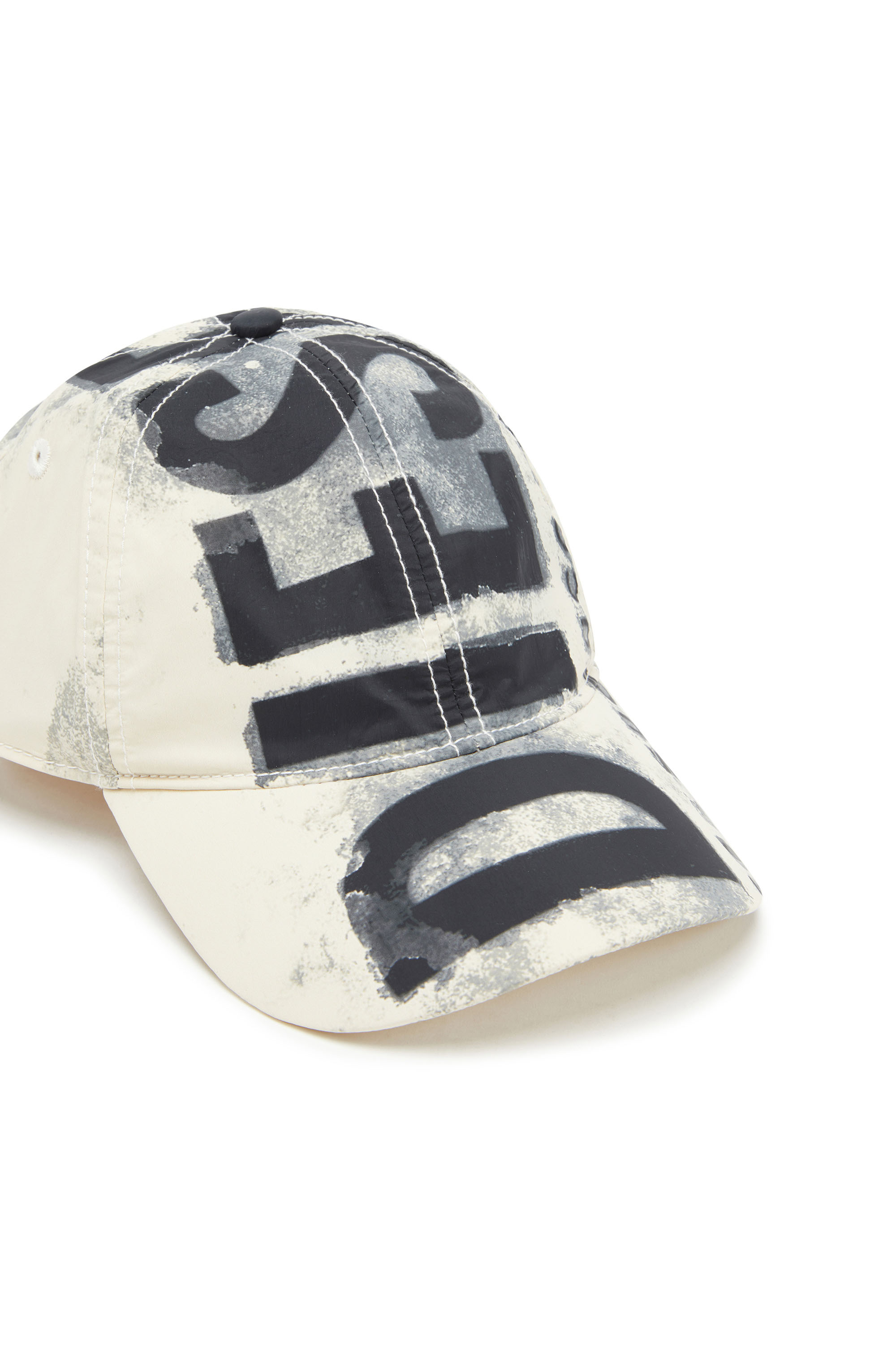 Diesel - C-EWAN-NY, Man Nylon baseball cap with Super Logo in White - Image 3