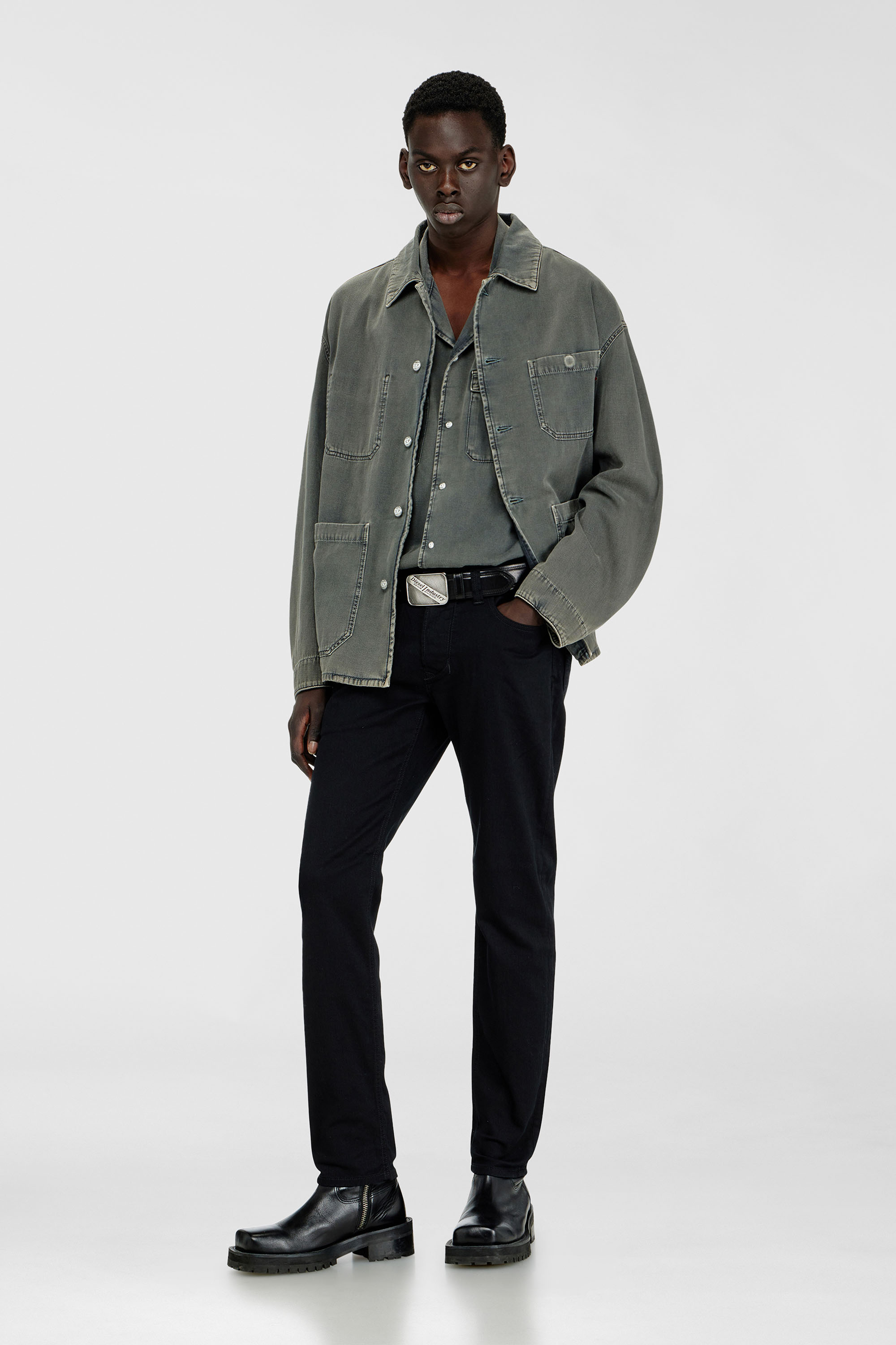 Diesel - Man's Regular Jeans 1986 Larkee-Beex 0688H, Black/Dark grey - 1